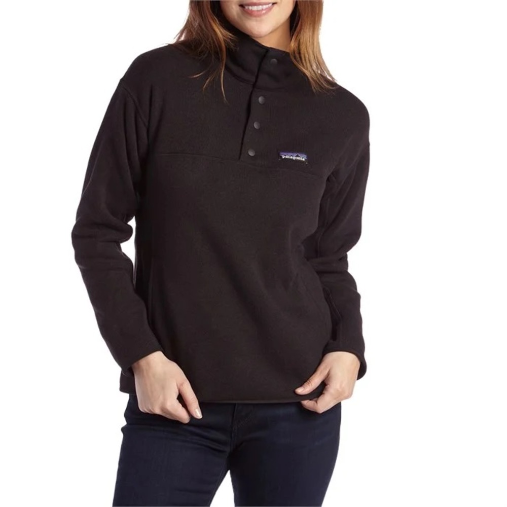 Patagonia lightweight better sweater pullover women size small black
